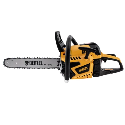 Пила цепная бензиновая Denzel DS-4516, шина 40 см, 45 см3, 2,5 л.с, шаг 0,325, паз 1,5 мм, 64 звена 95236 купить в Урае