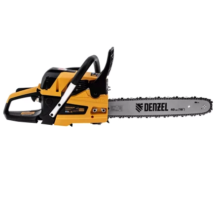 Пила цепная бензиновая Denzel DS-4516, шина 40 см, 45 см3, 2,5 л.с, шаг 0,325, паз 1,5 мм, 64 звена 95236 купить в Урае