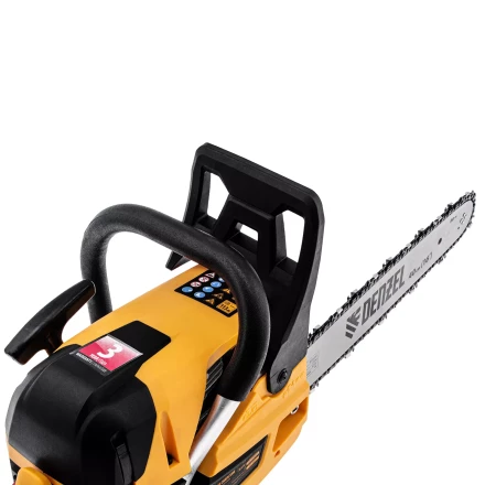 Пила цепная бензиновая Denzel DS-4516, шина 40 см, 45 см3, 2,5 л.с, шаг 0,325, паз 1,5 мм, 64 звена 95236 купить в Урае