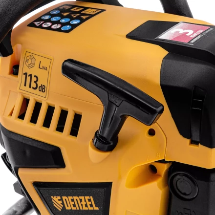 Пила цепная бензиновая Denzel DS-4516, шина 40 см, 45 см3, 2,5 л.с, шаг 0,325, паз 1,5 мм, 64 звена 95236 купить в Урае