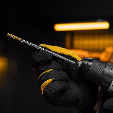 Сверло спиральное по металлу Denzel 6 х 139 мм, Р6М5, Golden Tip, удлиненное, 718256 купить в Урае