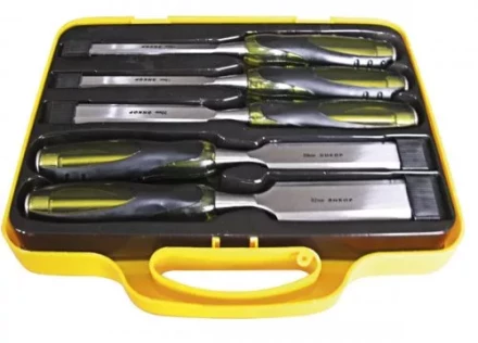 Набор стамесок-долот 10,12,20,26,32 мм 5 штук пластиковый кейс Энкор 10441 купить в Урае