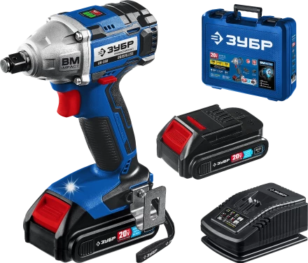 Ударный бесщеточный гайковерт, 2 АКБ T7 (2 Ач), в кейсе GB-250-22 серия «ПРОФЕССИОНАЛ» купить в Урае