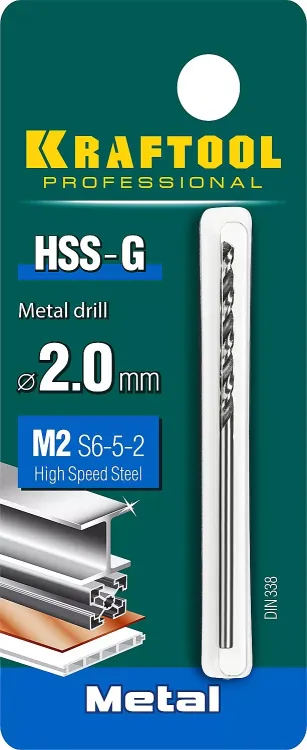 Сверла по металлу HSS-G Оберон 29651-2 купить в Урае