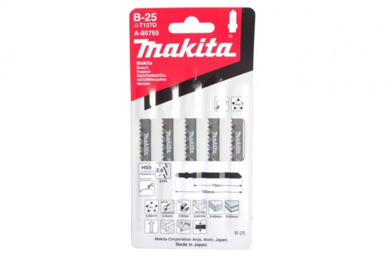 Пилки для лобзика Makita B-25 A-85765 купить в Урае