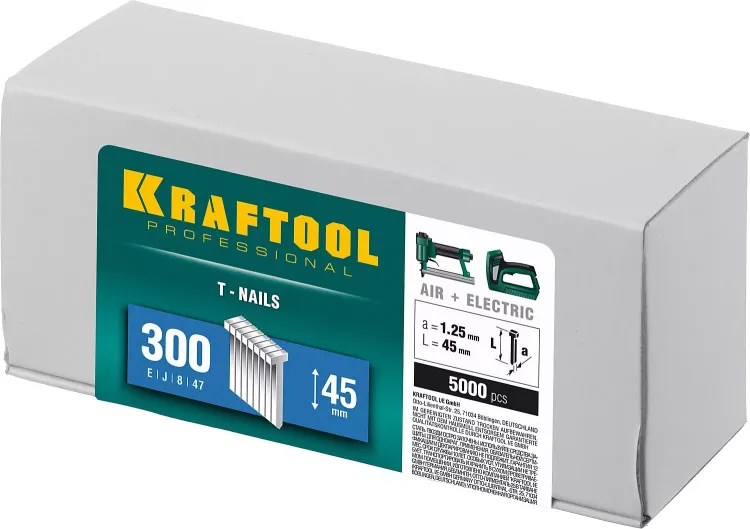 Гвозди тип 18GA (47 / 300 / F) 5000 шт 31785-45 купить в Урае