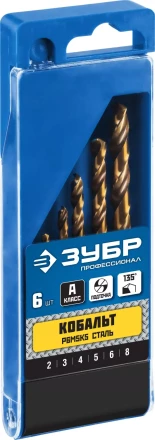 Наборы сверл по металлу с добавлением кобальта серия ПРОФЕССИОНАЛ купить в Урае