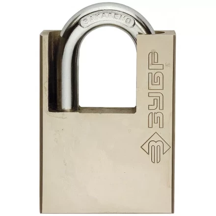 Замок навесной ЗУБР &quot;серия 223&quot; с защитой дужки, 60мм 4-37223-60 купить в Урае