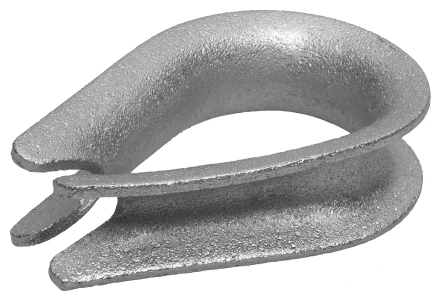 Коуш DIN 6899, оцинкованный, 3мм, 2 шт, ЗУБР Мастер 304496-03 304496-03 купить в Урае