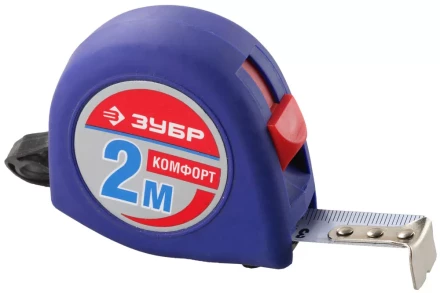 Рулетка ЗУБР &quot;СТАНДАРТ&quot;, корпус с резиновым напылением, 2м/16мм 34016-2 купить в Урае