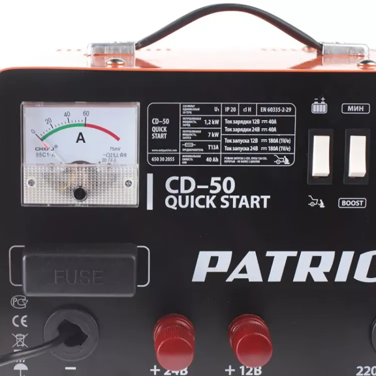 Пуско-зарядное устройство PATRIOT Quick Start CD-50 купить в Урае
