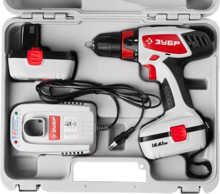 Дрель-шуруповерт 2 АКБ ЗДА-14.4-2 КИН20 серия ПРОФЕССИОНАЛ купить в Урае