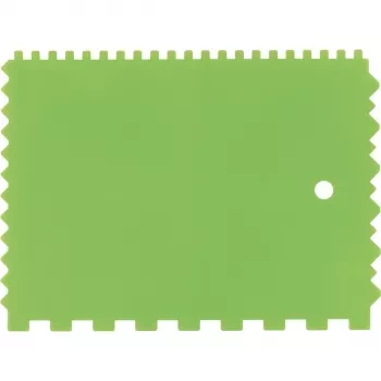 Шпатель для клея, пластмассовый, 130х170 мм, зубчатый  СИБРТЕХ 86018 купить в Урае