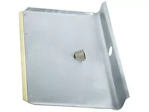 Лопата тротуарная 500х 400х 1,5 мм без черенка алюминиевая метал. окантовка  СИБРТЕХ Россия 61542 купить в Урае