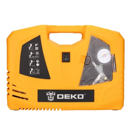 Компрессор безмасляный DEKO 180 с набором из 6 инструментов, 009-0100 купить в Урае