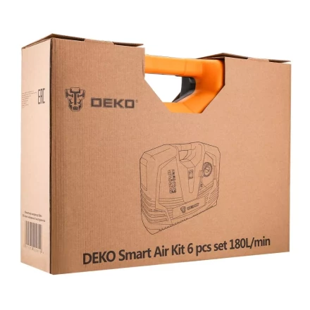 Компрессор безмасляный DEKO 180 с набором из 6 инструментов, 009-0100 купить в Урае