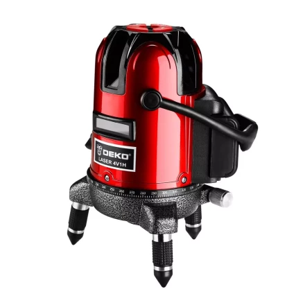 Уровень лазерный LL57 SET7 DEKO, 065-0294, в пластиковом кейсе со штативом купить в Урае