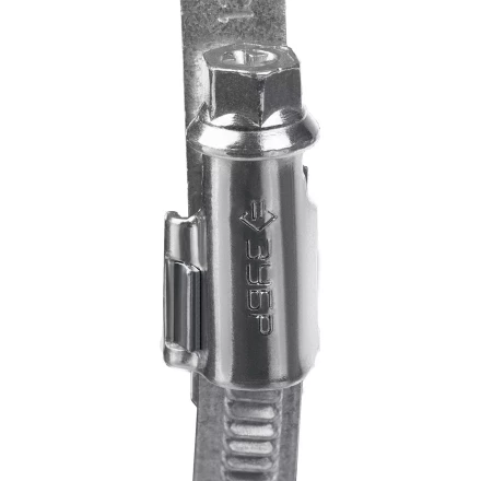 ЗУБР Х-9Н, 77 - 95 мм, накатная лента 9 мм, цинк, 25 шт, червячный хомут (37807-95) купить в Урае