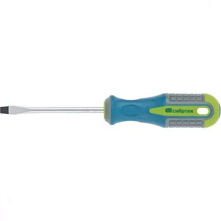 Отвертка SL8,0 х 150 мм CrV 4-х компонентная рукоятка Сибртех 12269 купить в Урае