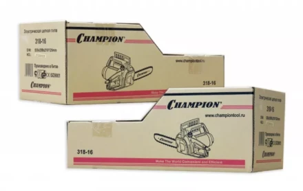 Электропила 318-16 3/8-1,3-57 поперечный двигатель CHAMPION купить в Урае