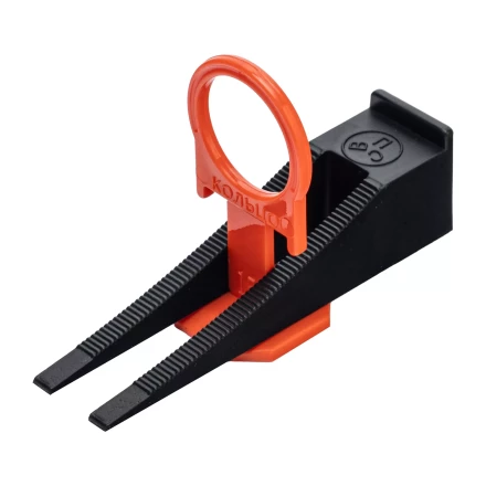 Комплект зажим и клин для системы выравнивания плитки СВП Кольцо, 40/40 шт. в пакете Сибртех 88111 купить в Урае