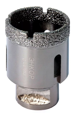 Коронка алмазная по керамограниту D 44 мм для УШМ сух. рез Энкор 48310 купить в Урае