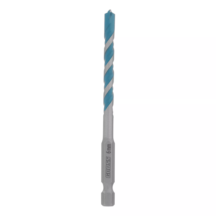 Сверло универсальное Gross, Multipurpose PRO, 6-гр. хвостовик, 6мм, 706012 купить в Урае