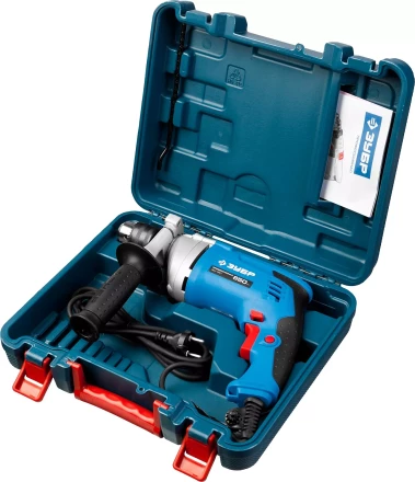 Дрель ударная + кейс ЗДУ-850 ЭРМКМ2 серия ПРОФЕССИОНАЛ купить в Урае