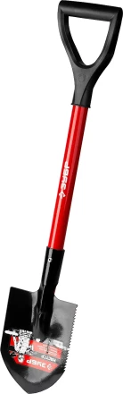 Лопата &quot;МАСТЕР&quot; автомобильная, стальной черенок, ЗУБР 39258 купить в Урае