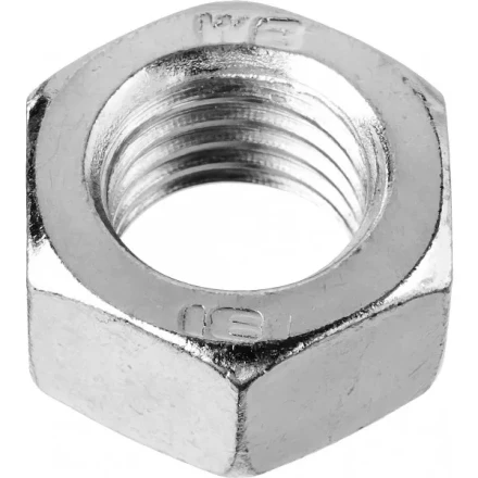 Гайка ГОСТ 5927-70, M12, 4 шт, кл. пр. 6, оцинкованная, ЗУБР 303556-12 купить в Урае