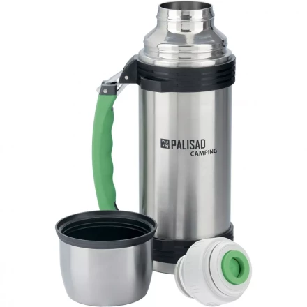 Термос туристический со складной ручкой 1000 мл Camping Palisad 69532 купить в Урае