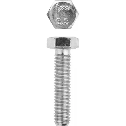 Болт ЗУБР &quot;МАСТЕР&quot; с шестигранной головкой, ГОСТ 7798-70, класс прочности 5.8, оцинкованный, M8x35мм, 5кг 303080-08-035 купить в Урае