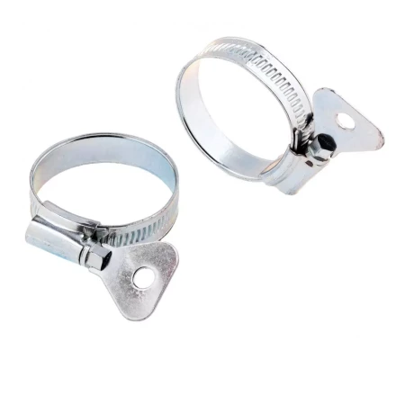 Хомуты металлические червячные 32-44 мм ширина 12 мм W1 с металлическим ключом 2 шт Сибртех 476537 купить в Урае