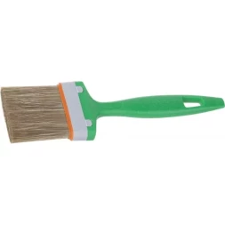 Кисть плоская ЗУБР "ЛАЗУРЬ-СТАНДАРТ", смешанная щетина, пластмассовая ручка, 1"/25мм 01017-025