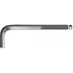 Ключ KRAFTOOL "INDUSTRIE" имбусовый, длинный, Cr-V, хромосатинированное покрытие, HEX 22 27437-22