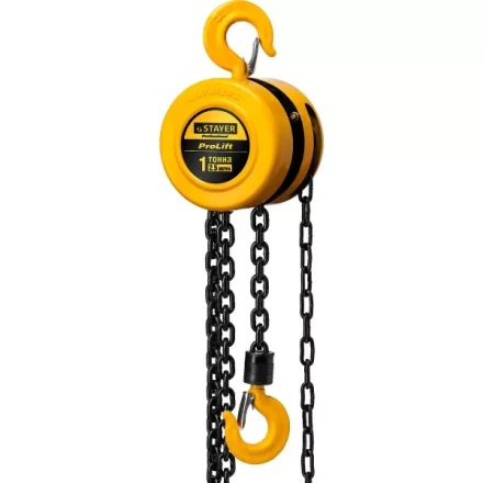 Таль цепная &quot;PROLift&quot; шестеренная, STAYER Profi 4308-1, 1т / 2,5м 4308-1_z01 купить в Урае
