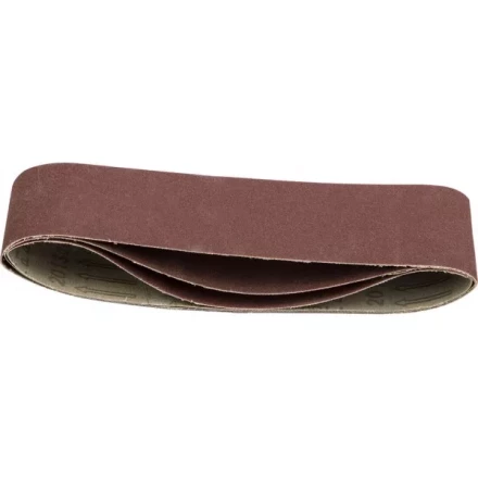 Лента STAYER &quot;MASTER&quot; шлифовальная универсальная бесконечная на тканевой основе, для ЛШМ, P180, 75х533мм, 3шт 35442-180 купить в Урае