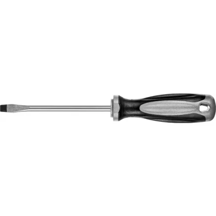 Отвертка MIRAX 25095-06-10, закаленный стержень, двухкомпонентная рукоятка, SL6x100мм 25095-06-10 купить в Урае