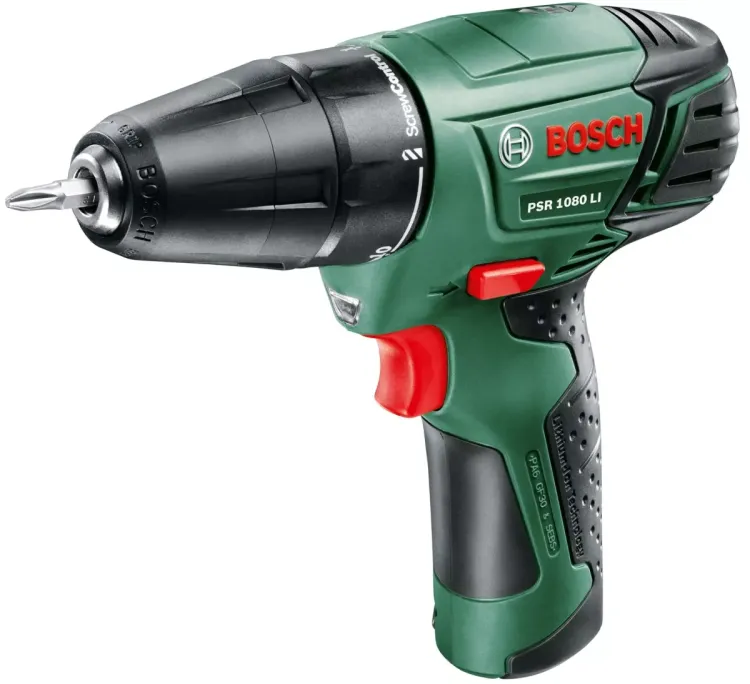 Аккумуляторная дрель BOSCH PSR 1080 LI интегрированный аккумулятор (0.603.985.021) купить в Урае