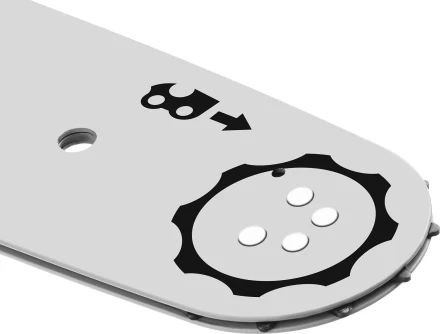 ЗУБР тип 5, шаг 0.325, паз 1.5 мм, 45 см, шина для бензопил (70205-45) купить в Урае