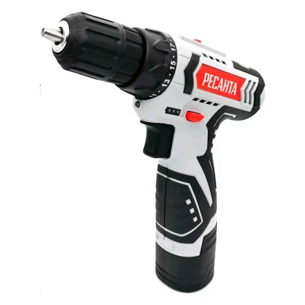 Дрель-шуруповерт аккумуляторная Ресанта ДА-12-2Л 75/14/1 купить в Урае