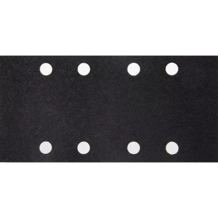 Лист шлиф. универсал. URAGAN &quot;Оптимален для твердых пород дерева&quot; 8 отверстий по линии, для ПШМ, P100, 80х166мм, 50шт 907-22101-100-50 купить в Урае