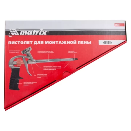 Пистолет для монтажной пены Профи Matrix 88683 купить в Урае