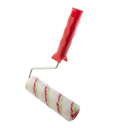 Валик &quot;Эмали&quot; , 180 мм, ворс 12 мм, D - 36 мм, D ручки - 6 мм, полиамид, полиакрил Сибртех 80200 купить в Урае