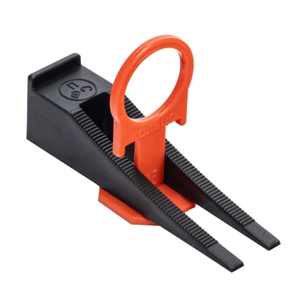 Комплект зажим + клин для системы выравнивания плитки СВП Кольцо, 50/50 шт. в ведре Сибртех 88112 купить в Урае