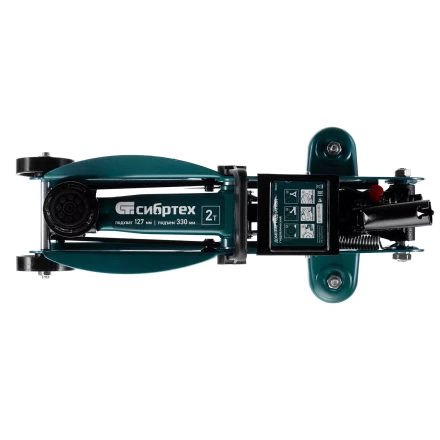 Домкрат гидравлический подкатной Сибртех 50833, 2 т, 127-330 мм, в пласт. кейсе купить в Урае