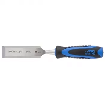 Долото-стамеска,плоская,32мм, двухкомпонентная рукоятка,металлический затыльник БАРС 24657 купить в Урае