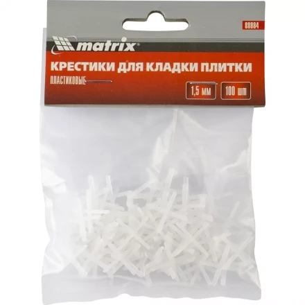 Крестики 2 мм для кладки плитки 100 штук MATRIX артикул 88086 купить в Урае
