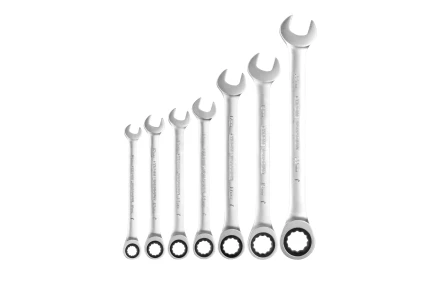 Набор ключей комбинированных с трещоткой 7 штук Энкор 26351 купить в Урае