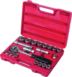 Набор слесарно-монтажный с квадратом 1/2", 21 предм  MATRIX MASTER 13521